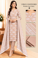 3 Piece Unstitched Wrinkle Free Fabric
