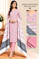 3 Piece Unstitched Wrinkle Free Fabric