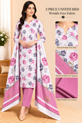 3 Piece Unstitched Wrinkle Free Fabric