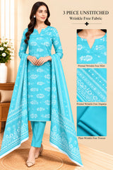 3 Piece Unstitched Wrinkle Free Fabric