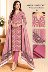 3 Piece Unstitched Wrinkle Free Fabric