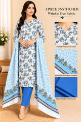 3 Piece Unstitched Wrinkle Free Fabric