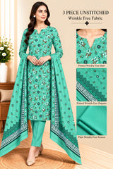 3 Piece Unstitched Wrinkle Free Fabric