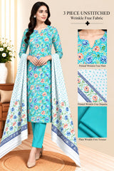 3 Piece Unstitched Wrinkle Free Fabric