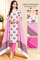 3 Piece Unstitched Wrinkle Free Fabric