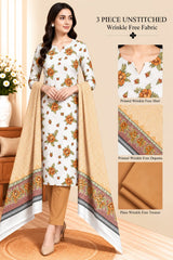3 Piece Unstitched Wrinkle Free Fabric