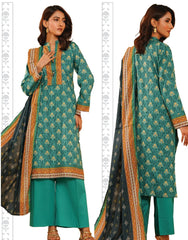 Khaadi 3 Piece Unstitched Printed Lawn