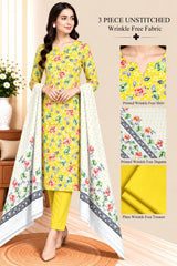3 Piece Unstitched Wrinkle Free Fabric