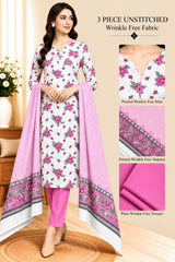 3 Piece Unstitched Wrinkle Free Fabric