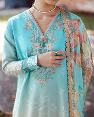 Mushq Solace Ombre Chikankari Luxury Lawn '26