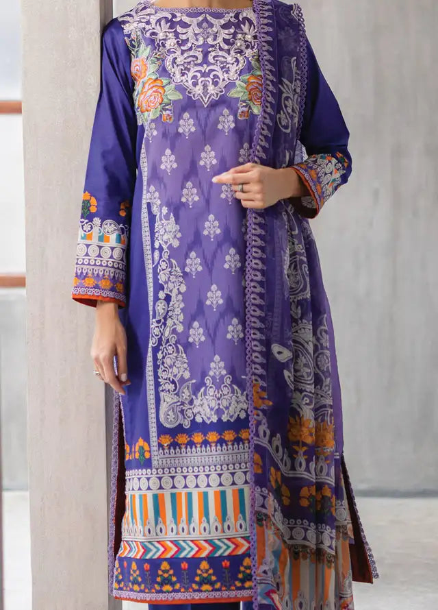 Azalea By Roheenaz Printed Lawn Summer Collection '24 (8A)