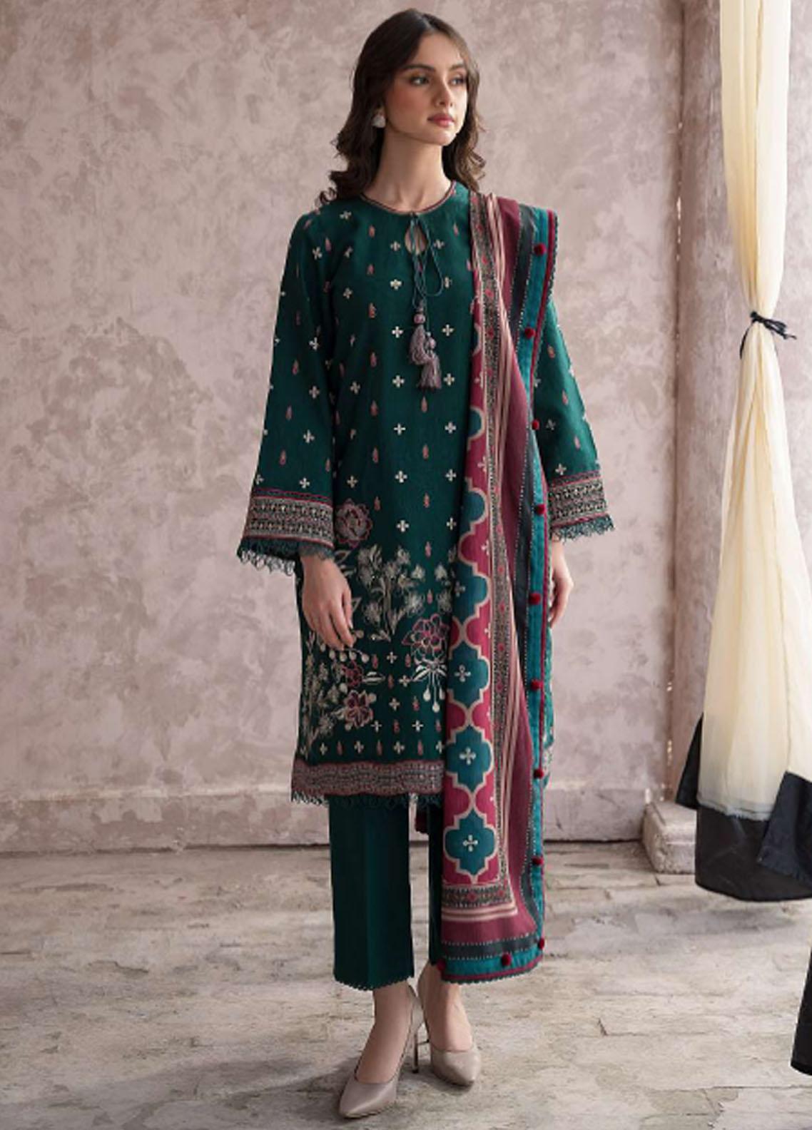 Dastak By Jazmin Embroidered Khaddar Collection  D-04