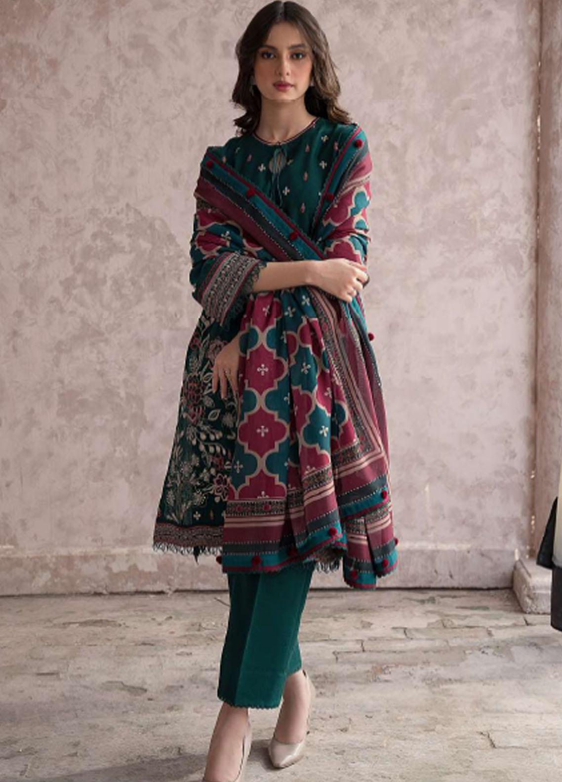 Dastak By Jazmin Embroidered Khaddar Collection  D-04