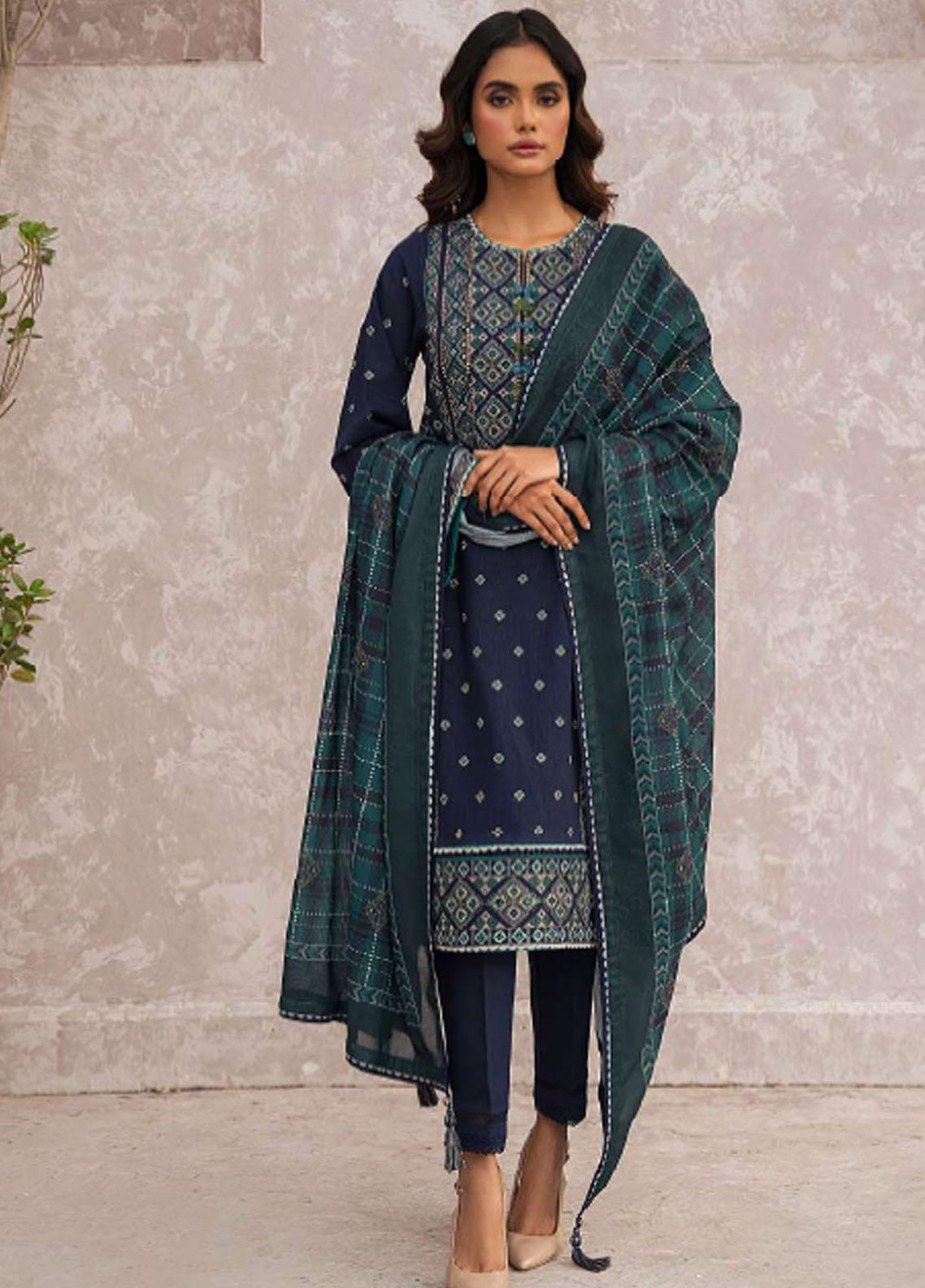 Dastak By Jazmin Embroidered Khaddar Collection  D-05