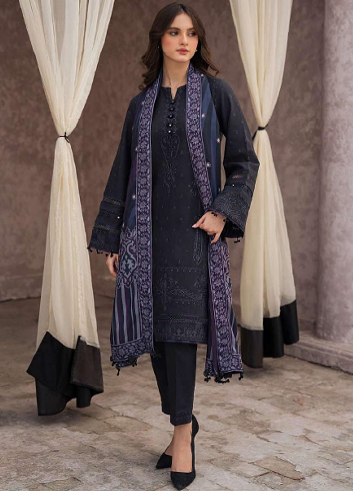 Dastak By Jazmin Embroidered Khaddar Collection  D-07