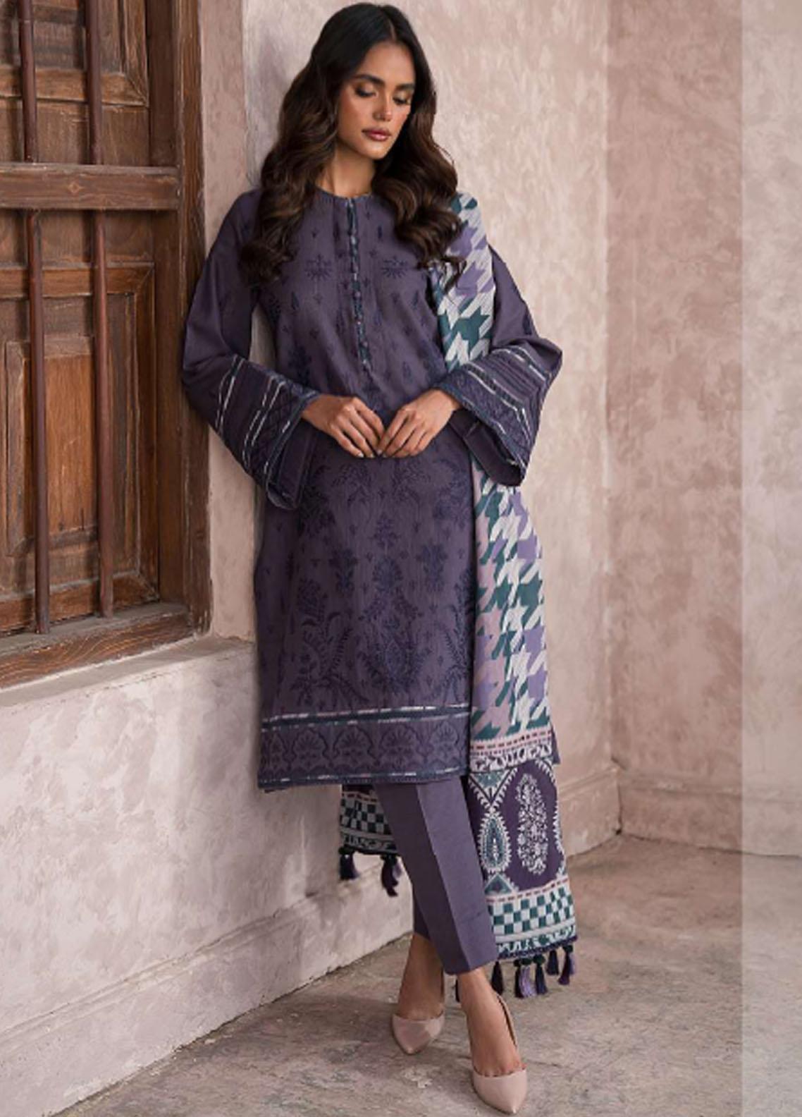 Dastak By Jazmin Embroidered Khaddar Collection  D-08