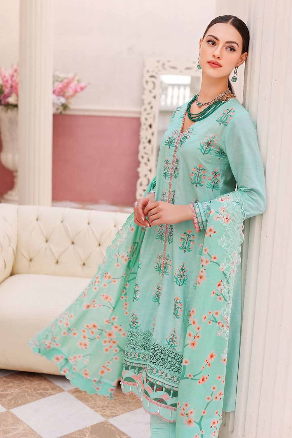 Gul Ahmed Spring Summer Embroidered Lawn  DN-32066