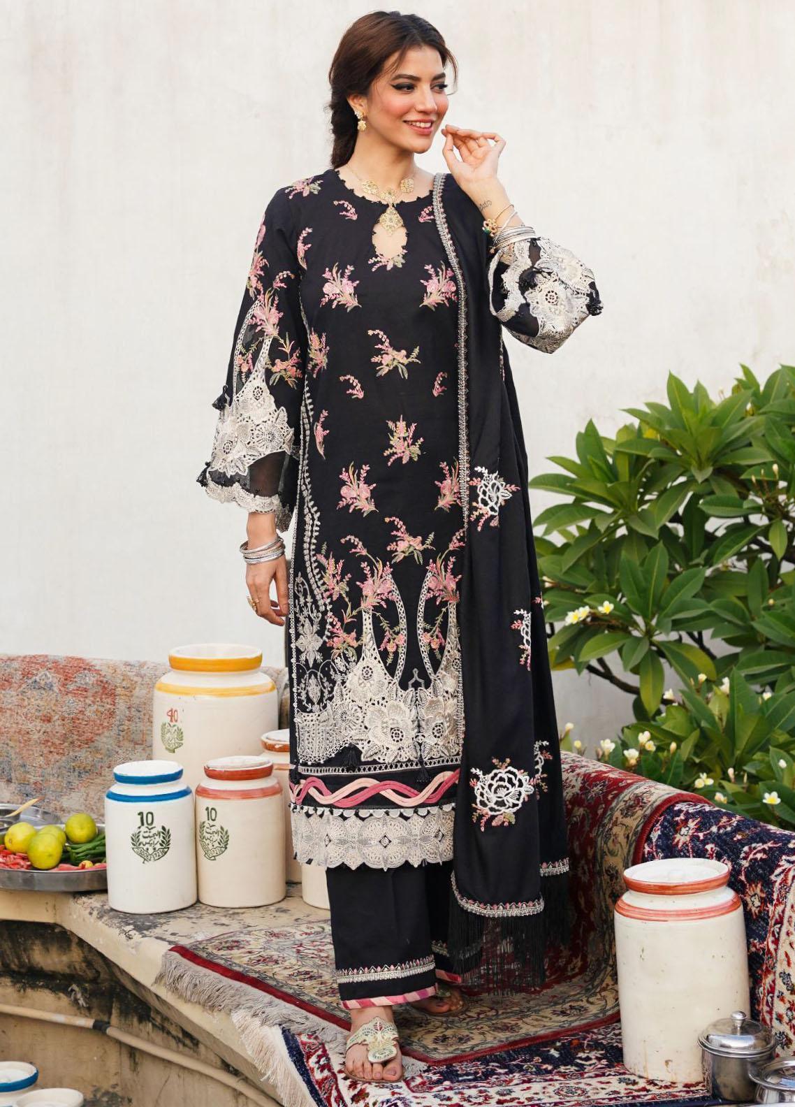 Elaf Premium Luxury Embroidered Winter Collection 02