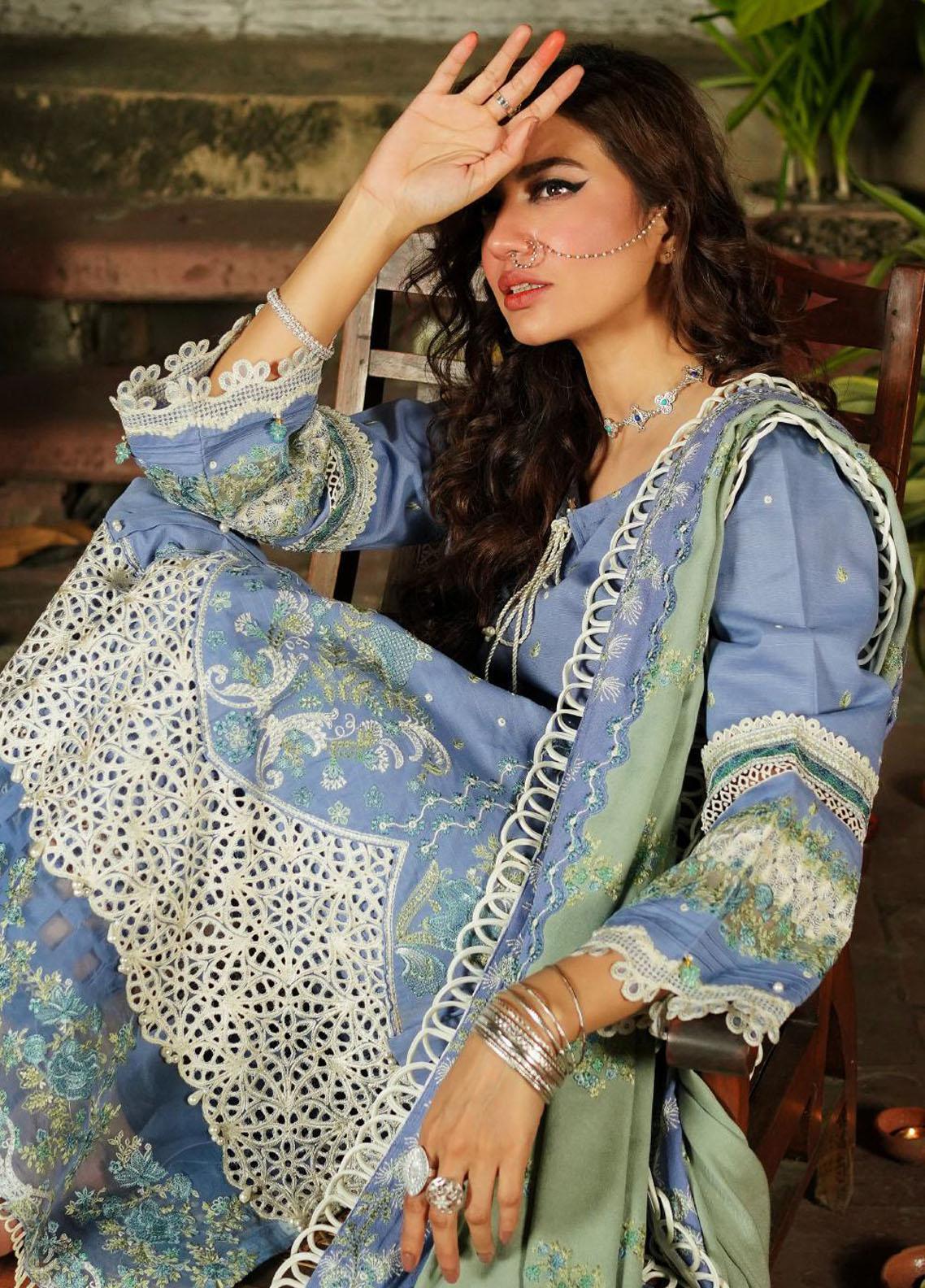 Elaf Premium Luxury Embroidered Winter Collection 4B