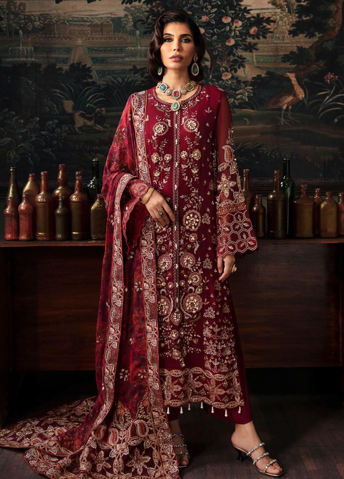 Elanora By Nureh Embroidered Luxury Chiffon Collection NEL-33