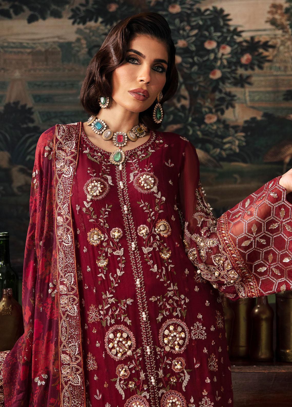 Elanora By Nureh Embroidered Luxury Chiffon Collection NEL-33