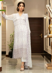 Ensembles by Zouj Embroidered Chiffon Suit Unstitched 3 Piece