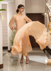 Ensembles by Zouj Embroidered Chiffon Suit Unstitched 3 Piece