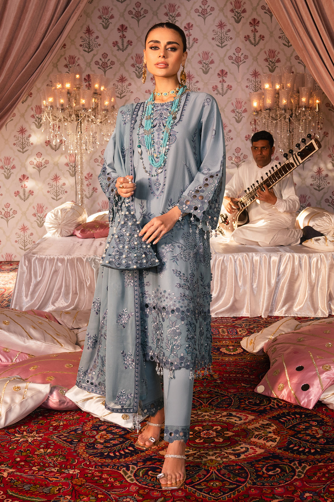 Alizeh Riwayat Luxury Lawn Collection '24 (Sahiba)