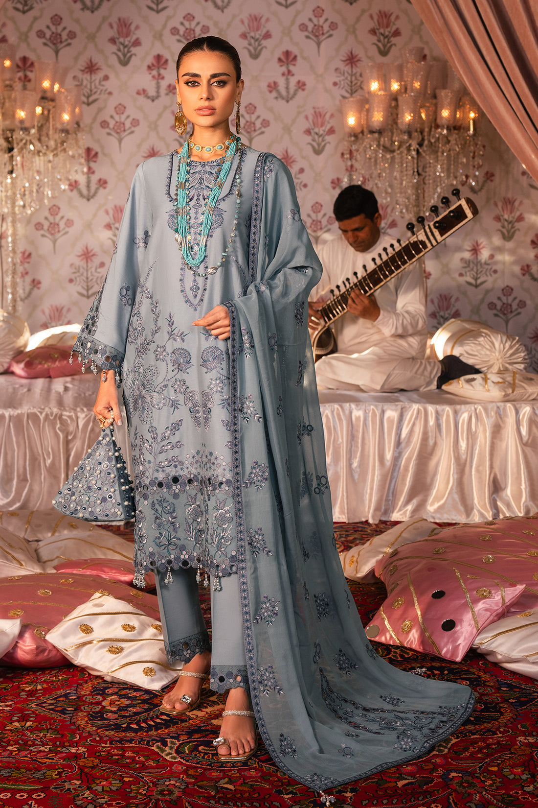 Alizeh Riwayat Luxury Lawn Collection '24 (Sahiba)