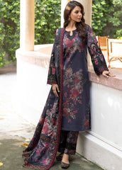 Jahanara Embroidered Slub Winter Collection By IZNIK 03