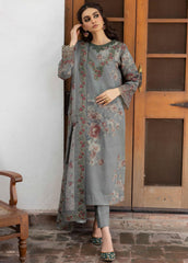 Jahanara Embroidered Slub Winter Collection By IZNIK 04