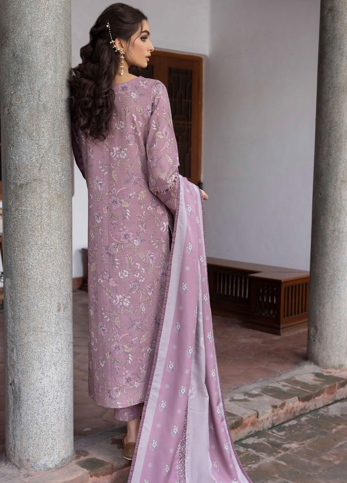 Jahanara Embroidered Slub Winter Collection By IZNIK 06