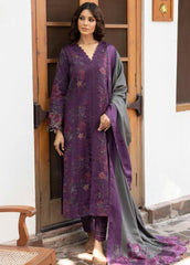 Jahanara Embroidered Slub Winter Collection By IZNIK 07