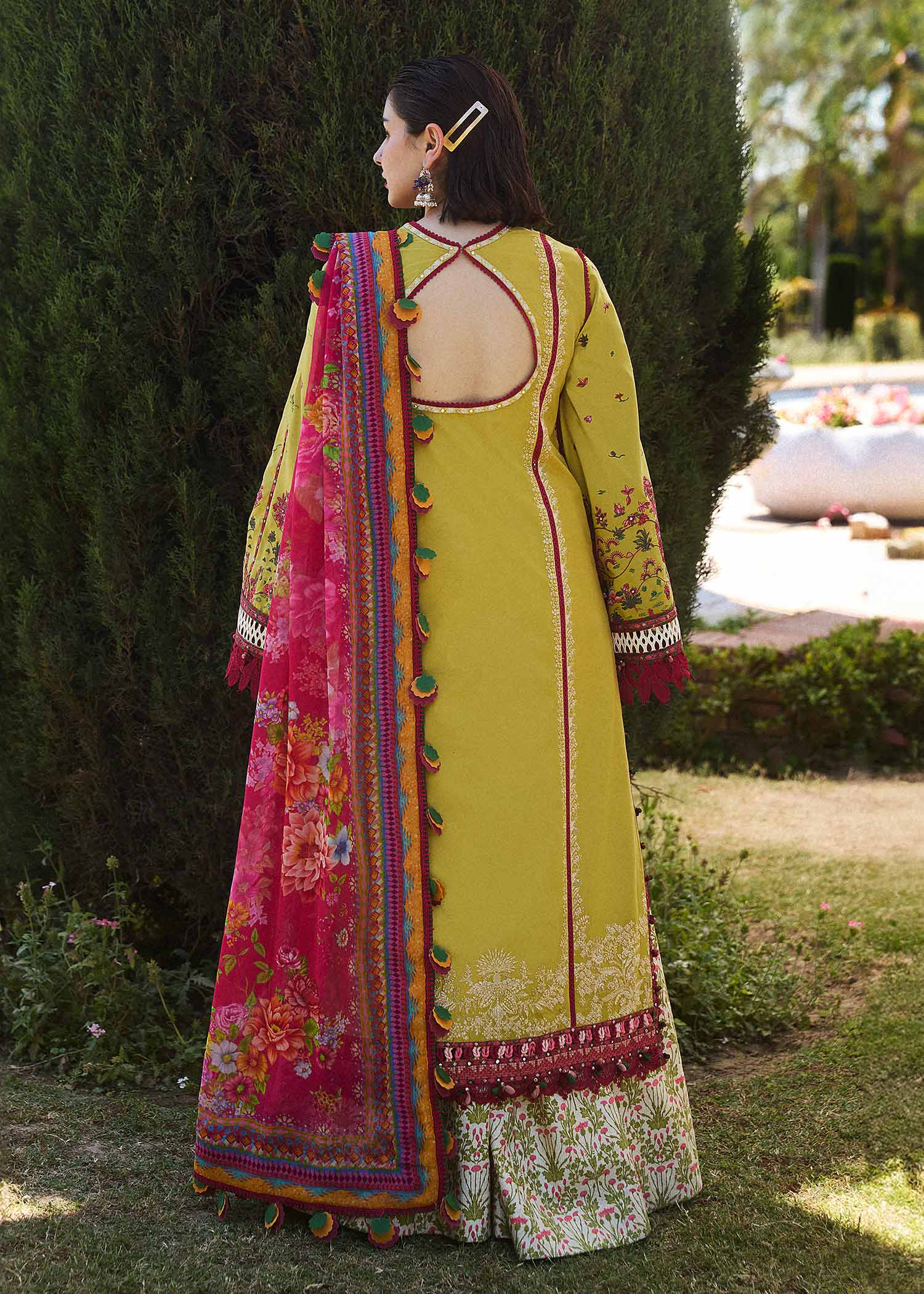 Hussain Rehar Embroidered Prints Lawn Collection 24 (Zest)