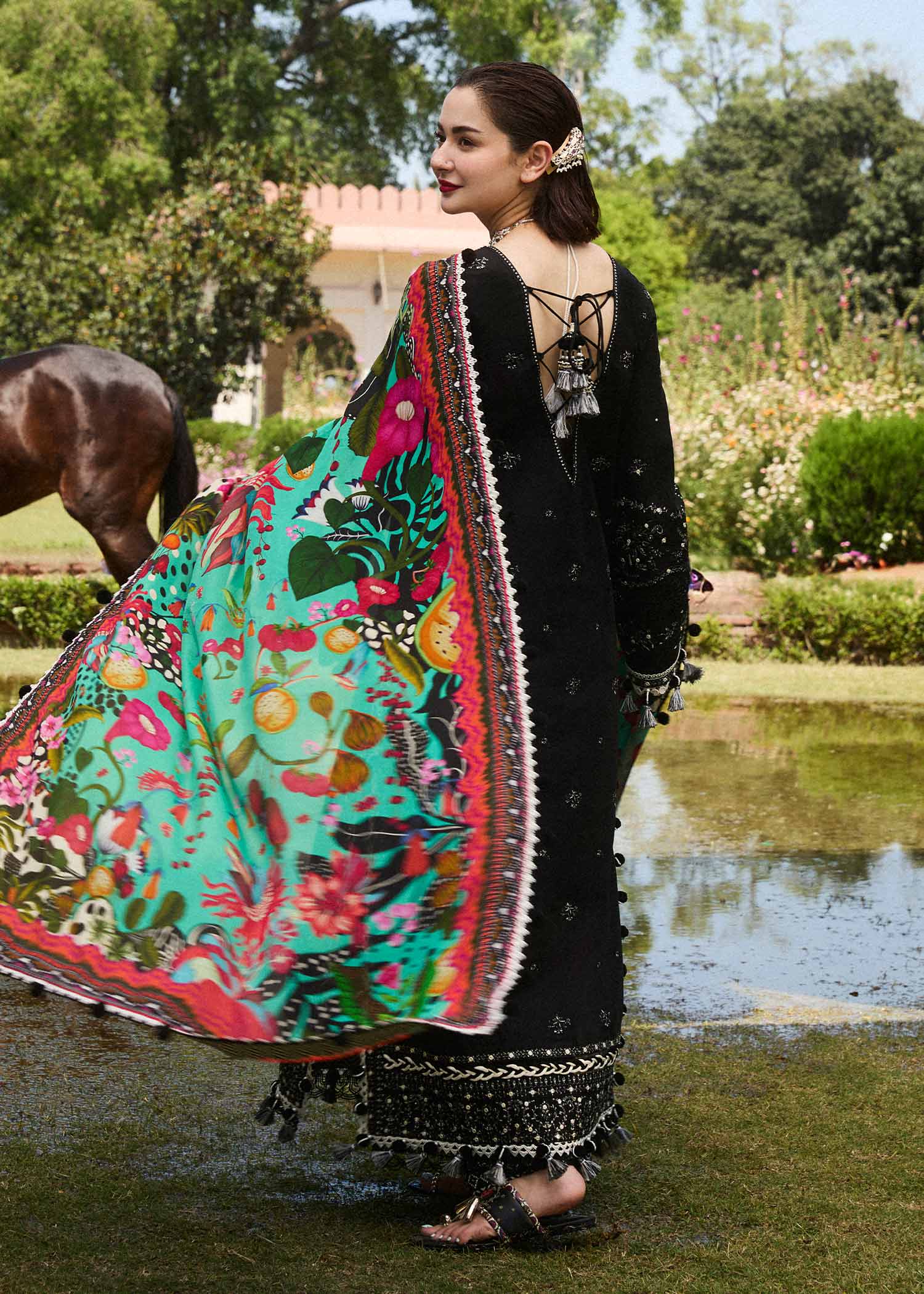 Hussain Rehar Embroidered Prints Lawn Collection 24 (Rave)