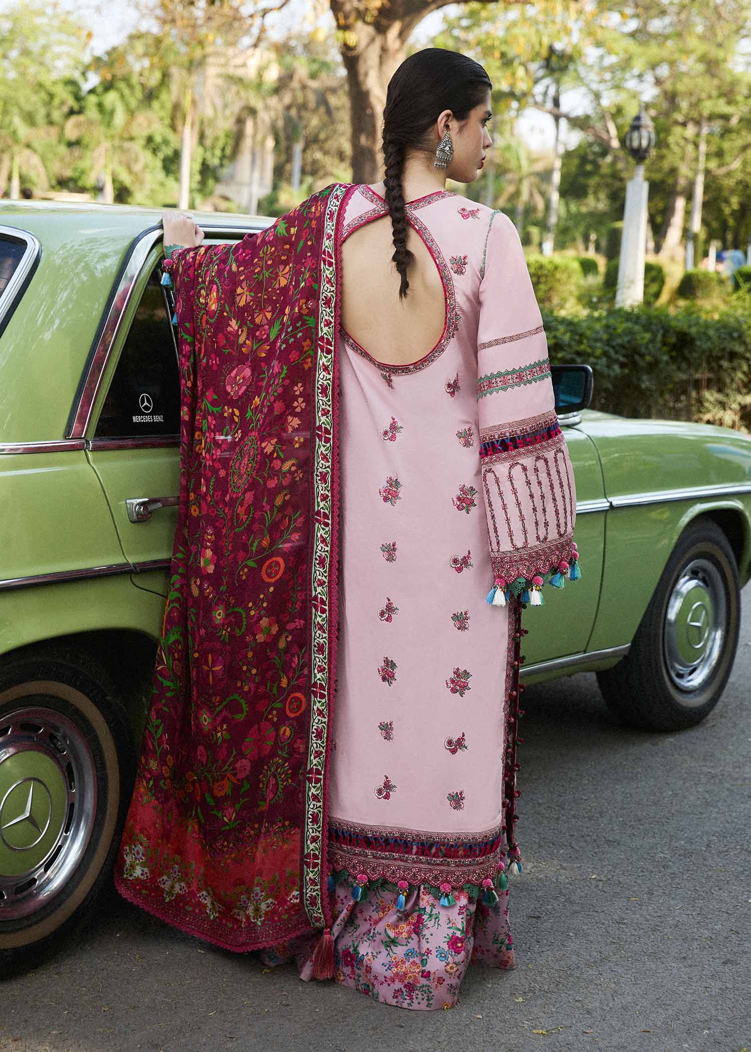 Hussain Rehar Embroidered Prints Lawn Collection 24 (Sakura)