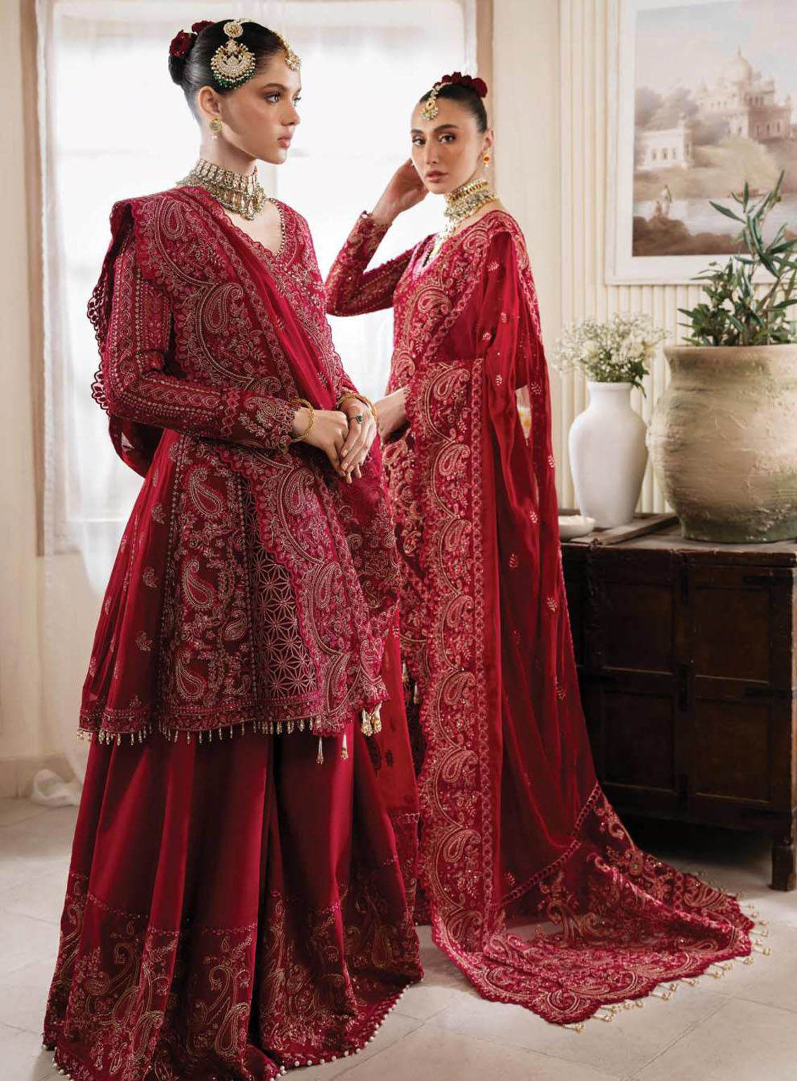 Muse By Serene Luxury Chiffon 3 Piece Unstitched Suit S24M S-1085 CHERIE