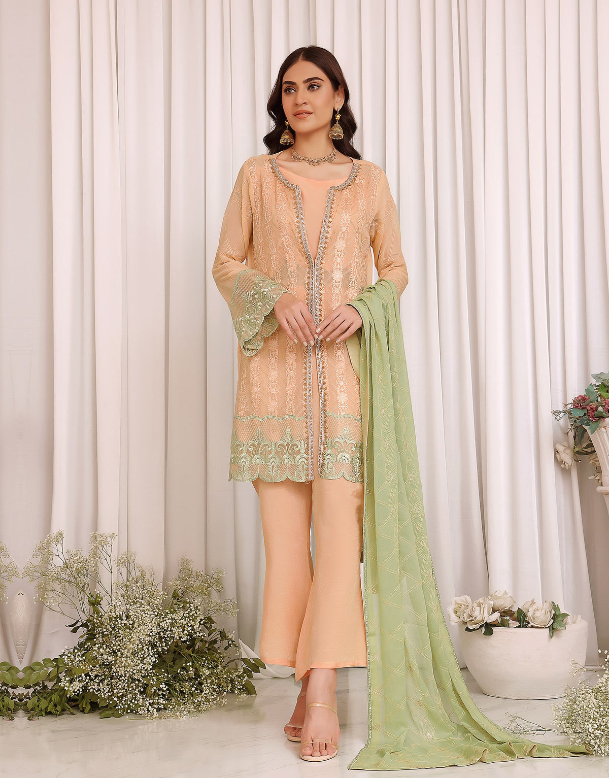 Soghat Luxury Embroidred Chiffon