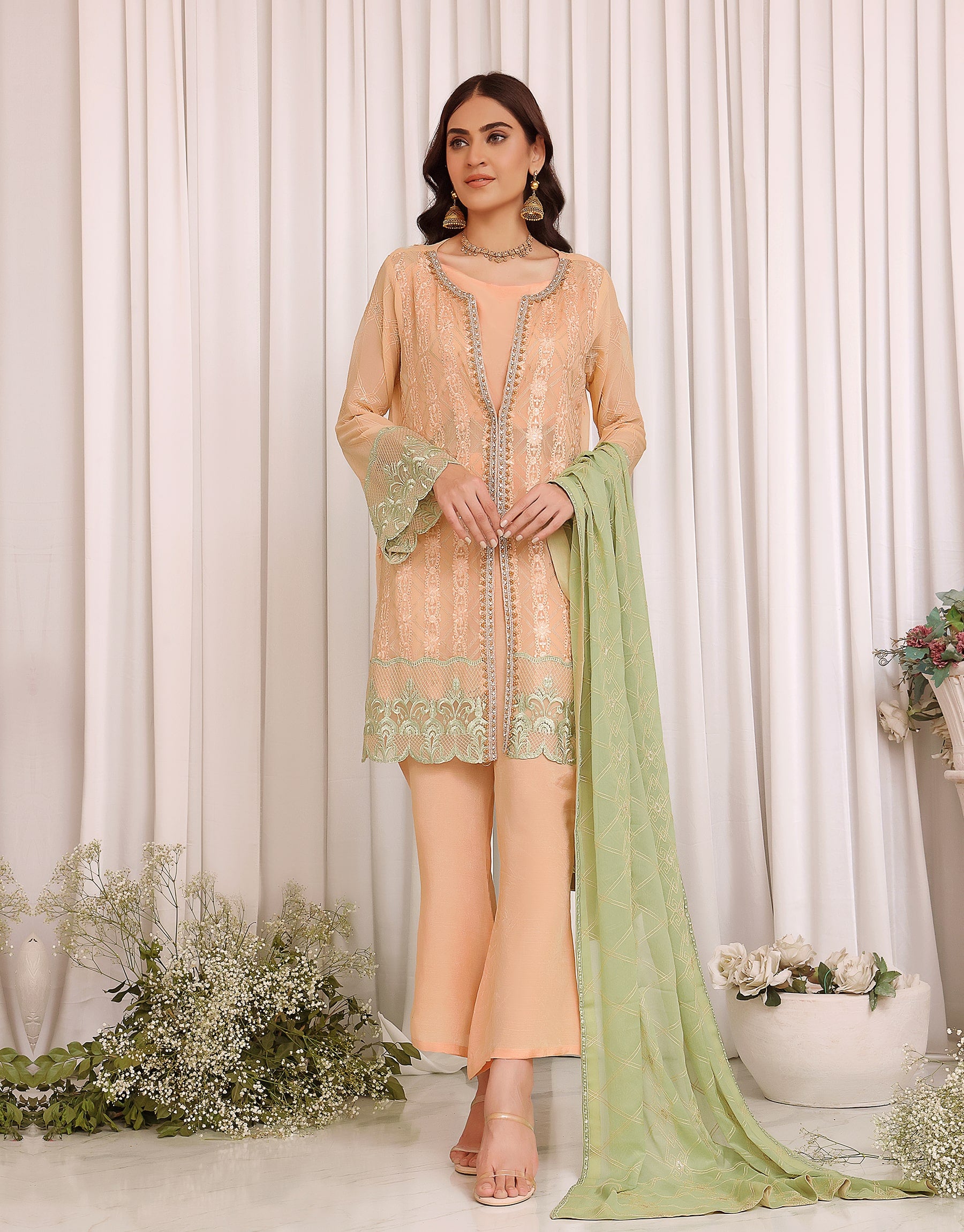 Soghat Luxury Embroidred Chiffon