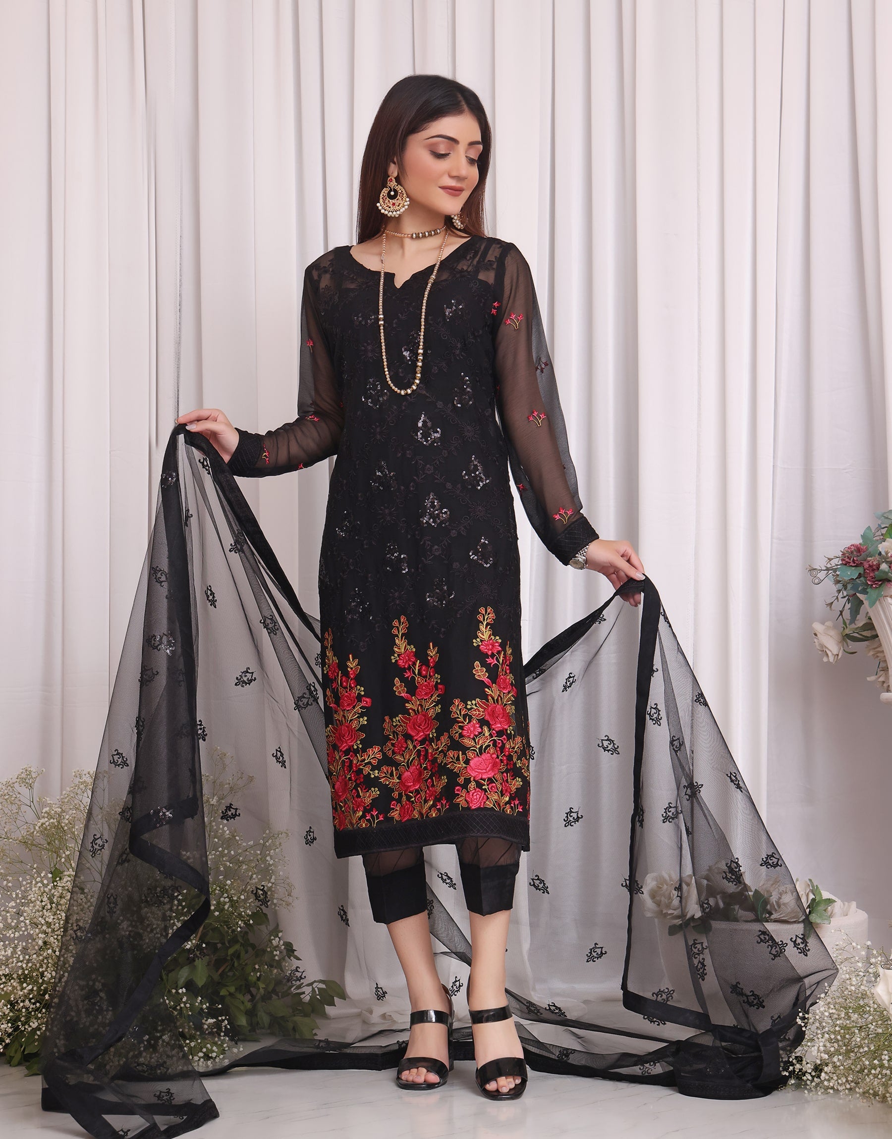 Soghat Luxury Embroidred Chiffon