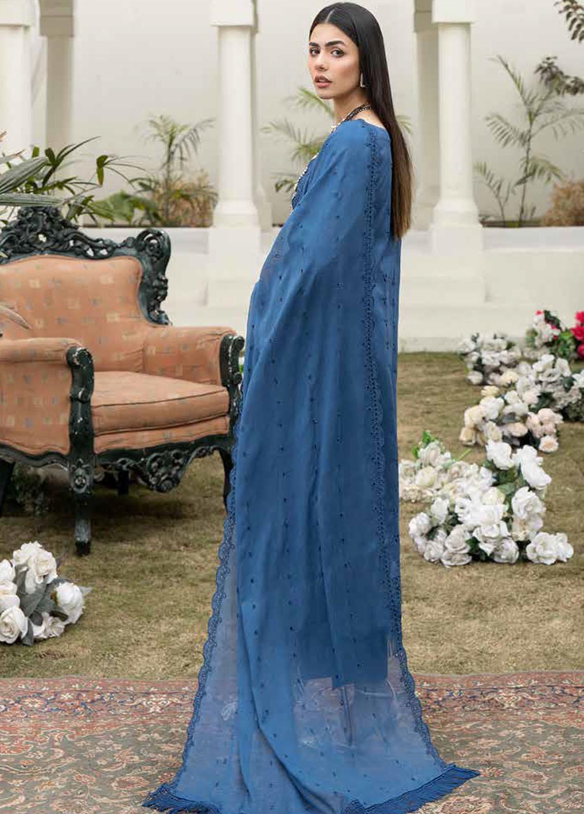 Aafreen Chikankari Schiffli Lawn